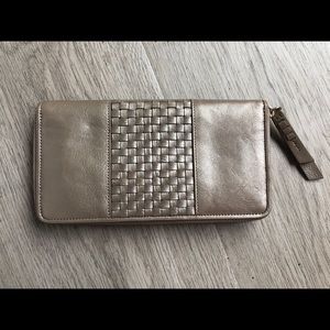 Cole Haan Zippered Leather Wallet